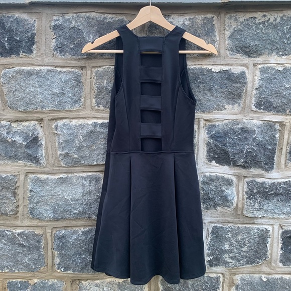 Abercrombie & Fitch Sleek Black Drop Waist Dress - Picture 3 of 3